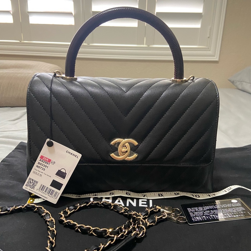 ❌SOLD❌Chanel Coco Top Handle flap bag